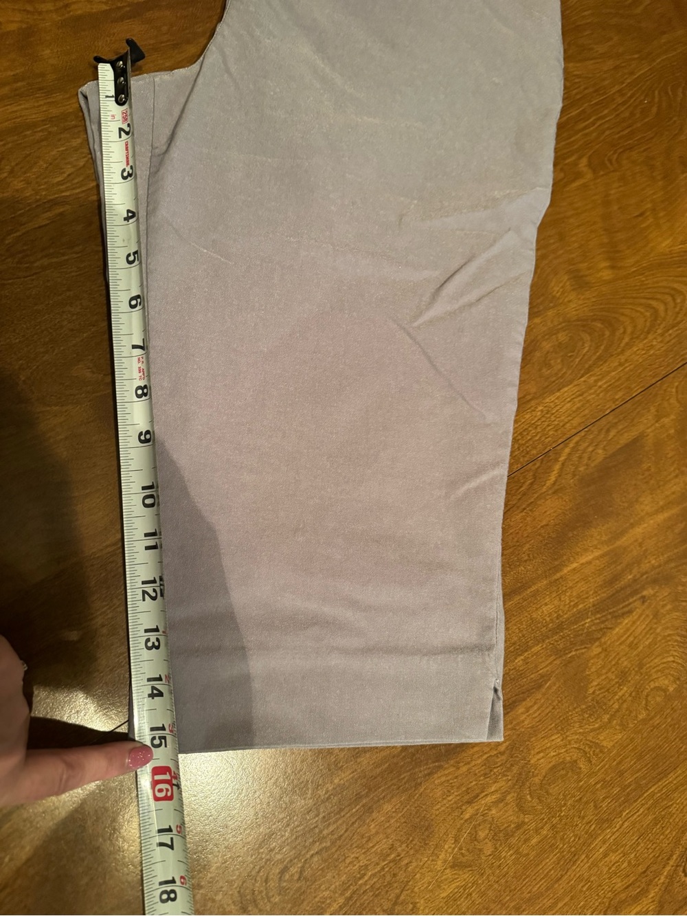 Southern Lady Gray Stretch Capris - Picture 8 of 8